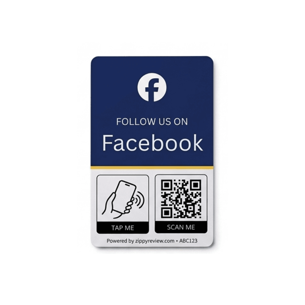 Facebook review card