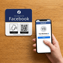 Facebook Follower Plaque view 3