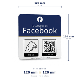Facebook Follower Plaque view 5