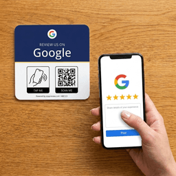 Google Review Plaque view 3