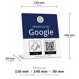 Google Review Stand view 5