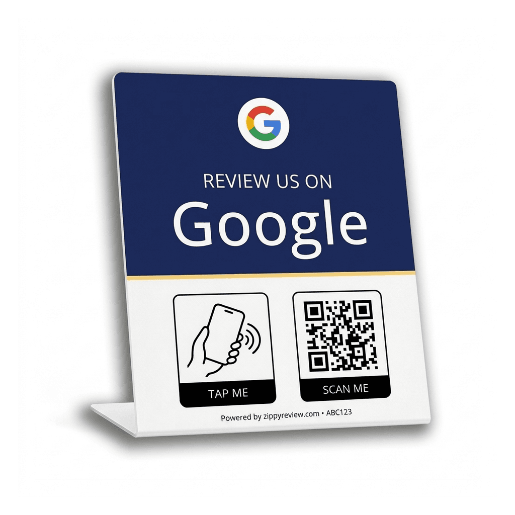 Google Review Stand